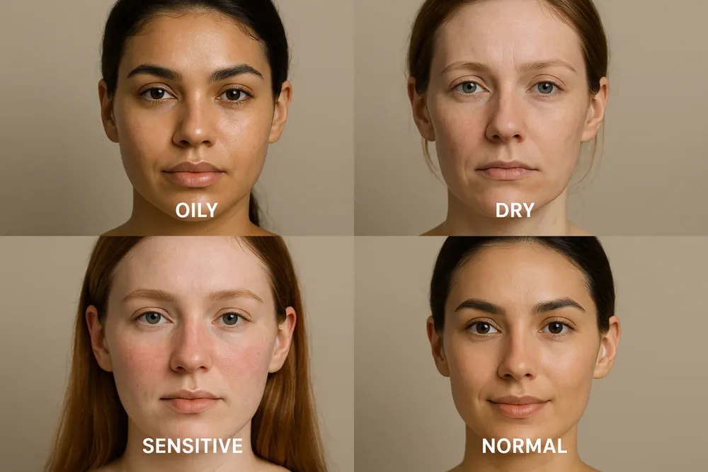 معرفی انواع پوست