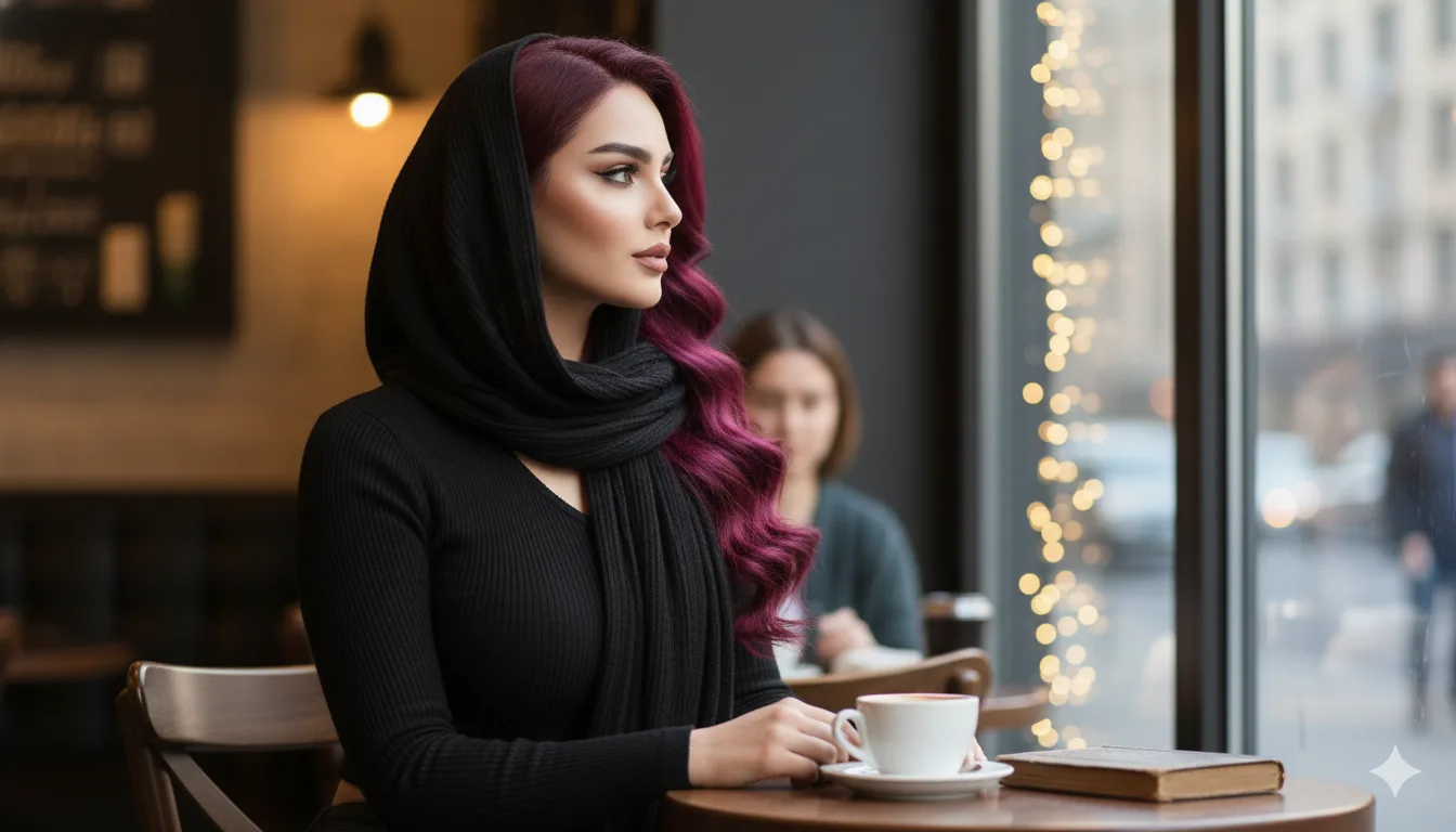 رنگ موی شرابی