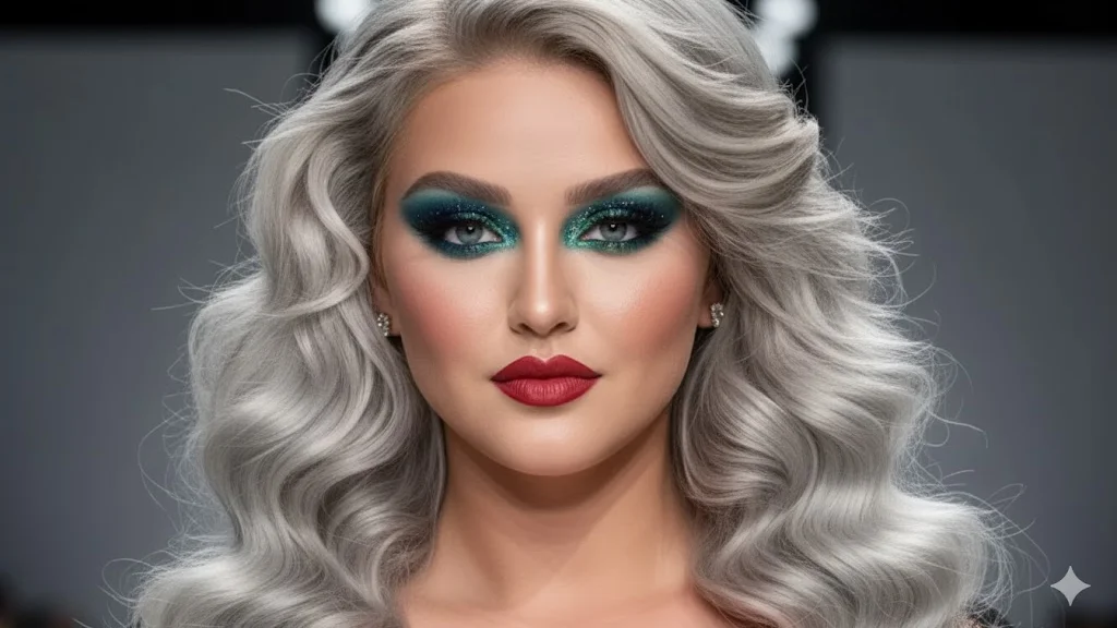 سایه چشم شاین دار آبی