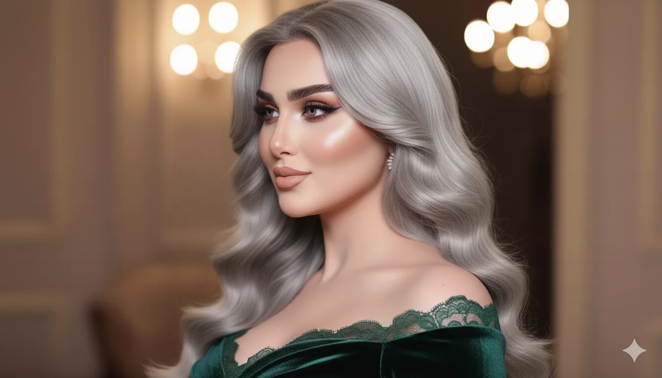 رنگ موی صدفی مرواریدی